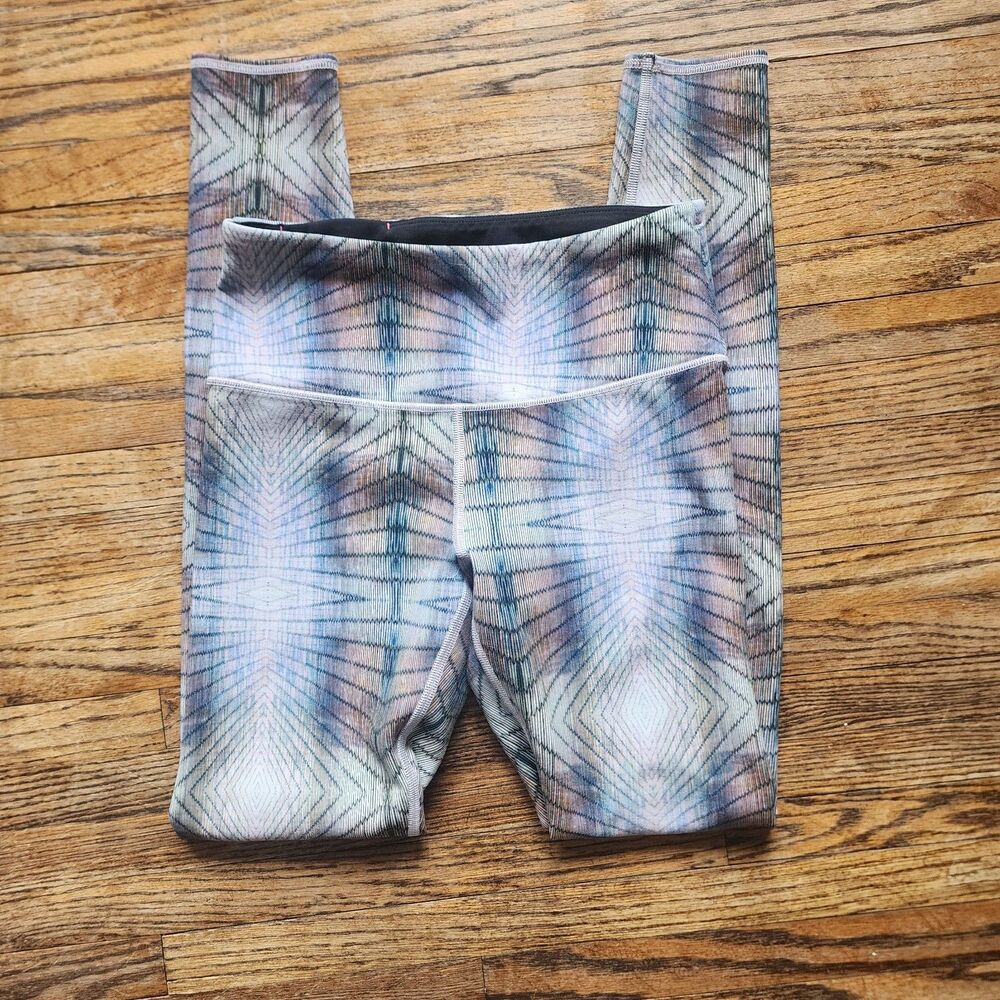 Victoria's Secret VSX Geometric Multicolored Full Length Athletic Leggings XS